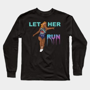 Sha'Carri Richardson Let Her Run! Long Sleeve T-Shirt